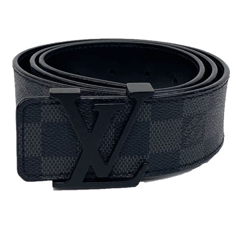 lv 40mm belt|lv initiales black belt.